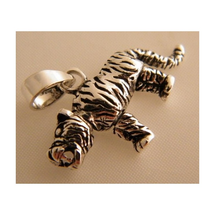 NSA|Ciondolo Argento 925 : Ciondolo Tigre elementi mobili