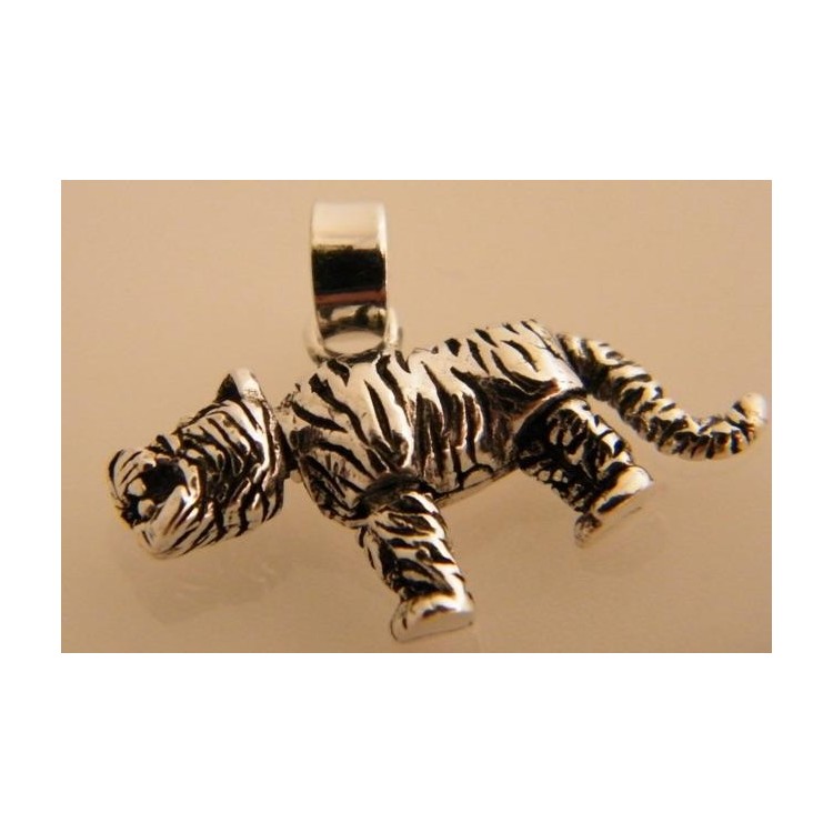 NSA|Ciondolo Argento 925 : Ciondolo Tigre elementi mobili