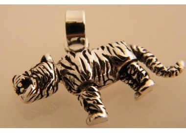 NSA|Ciondolo Argento 925 : Ciondolo Tigre elementi mobili