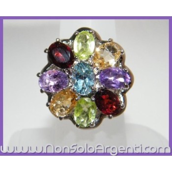 NSA|Argento 925 : Anello in argento 925 con Topazio