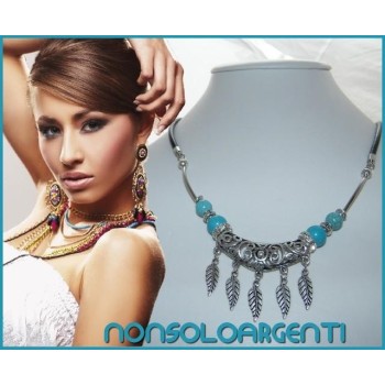 NSA|Bigiotteria : Collana laccio con Foglioline 