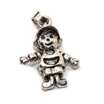 NSA|Ciondolo Argento 925 : Ciondolo Bambolina Snodata