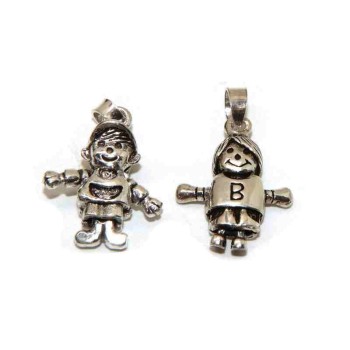 NSA|Ciondolo Argento 925 : Ciondolo Bambolina Snodata