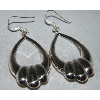 NSA|Orecchini Argento 925 Ovali bombati lavorati