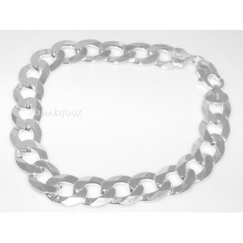 NonSoloArgenti|ARGENTO 925 : Bracciale o COLLANA  11 mm grumetta chiara