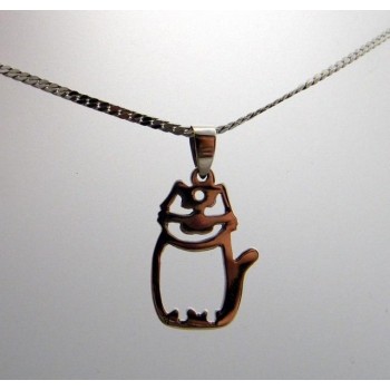 NSA|Ciondolo Argento 925 : Gattino