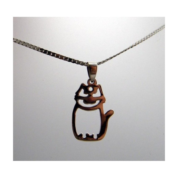 NSA|Ciondolo Argento 925 : Gattino