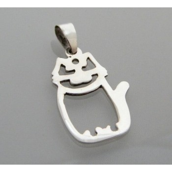 NSA|Ciondolo Argento 925 : Gattino