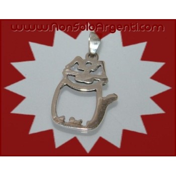 NSA|Ciondolo Argento 925 : Gattino