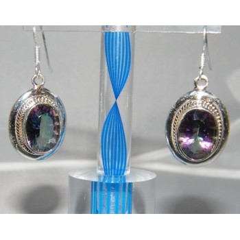 NSA| Orecchini con Quarzo Arcobaleno