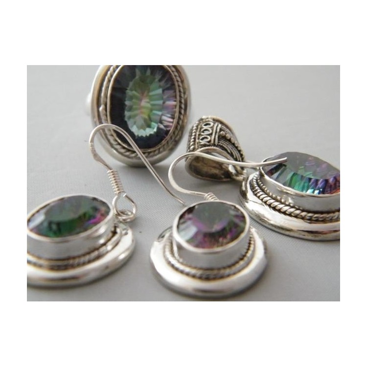 NSA|Parure Argento 925 : ciondolo Anello