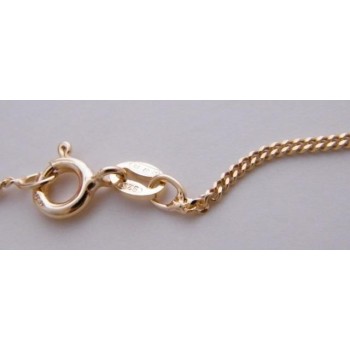 NSA|Girocollo maglia grumetta Diamantata Argento 925 placcata oro 750/oo