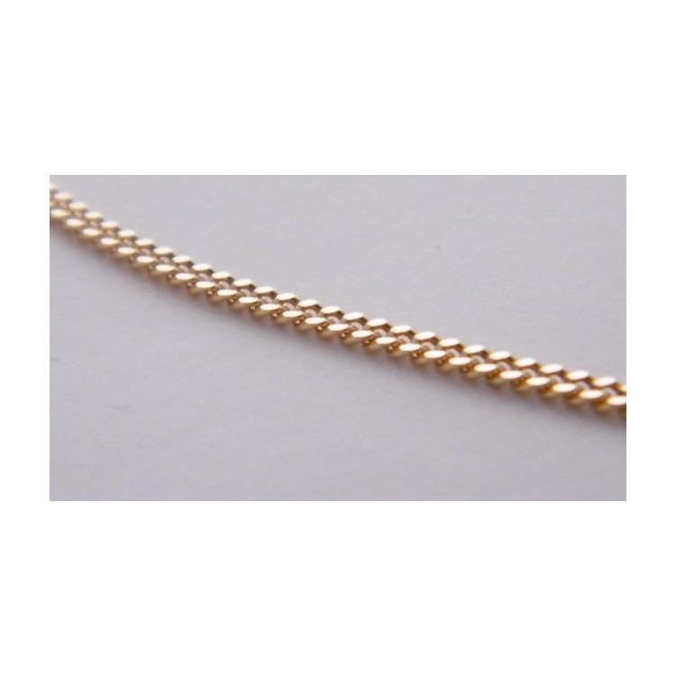 NSA|Girocollo maglia grumetta Diamantata Argento 925 placcata oro 750/oo