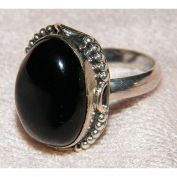 NSA|Anello Argento con ONICE misura 19