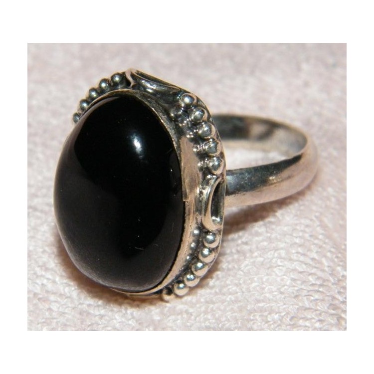 NSA|Anello Argento con ONICE misura 19