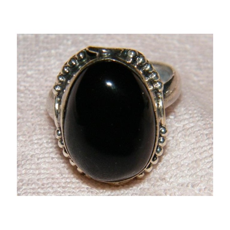 NSA|Anello Argento con ONICE misura 19