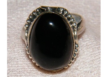 NSA|Anello Argento con ONICE misura 19