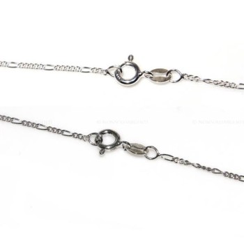 NSA|SILVER 925: chain for Figaro pendants in various lengths - Rhodium plated