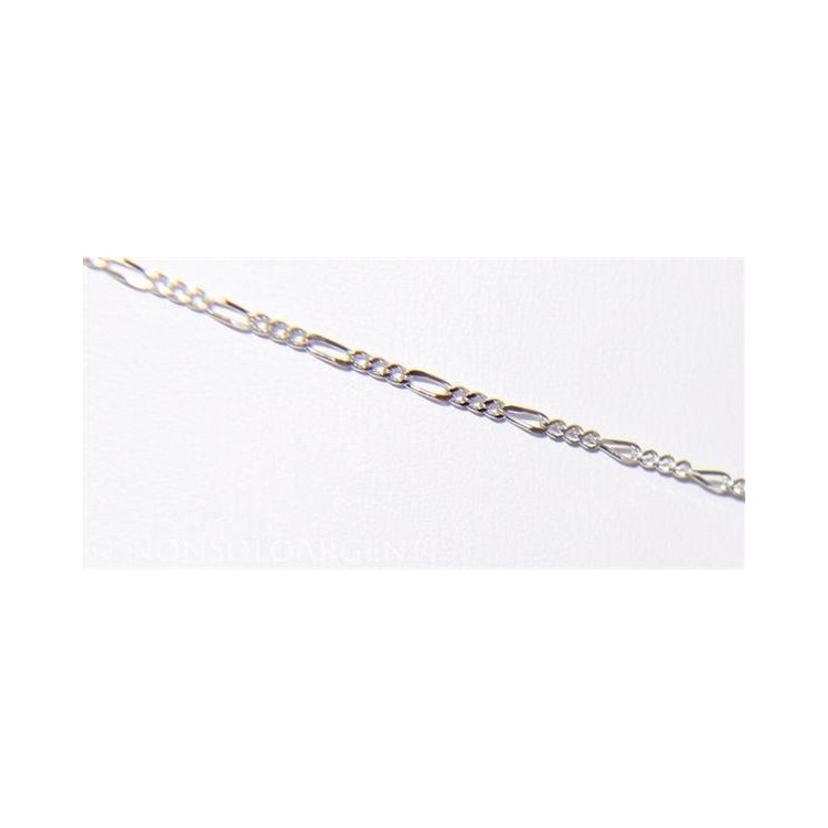 NSA|SILVER 925: chain for Figaro pendants in various lengths - Rhodium plated