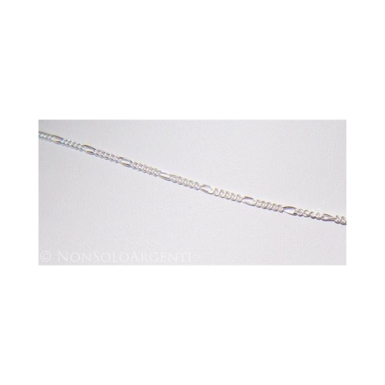 NSA|SILVER 925: chain for Figaro pendants in various lengths - Rhodium plated