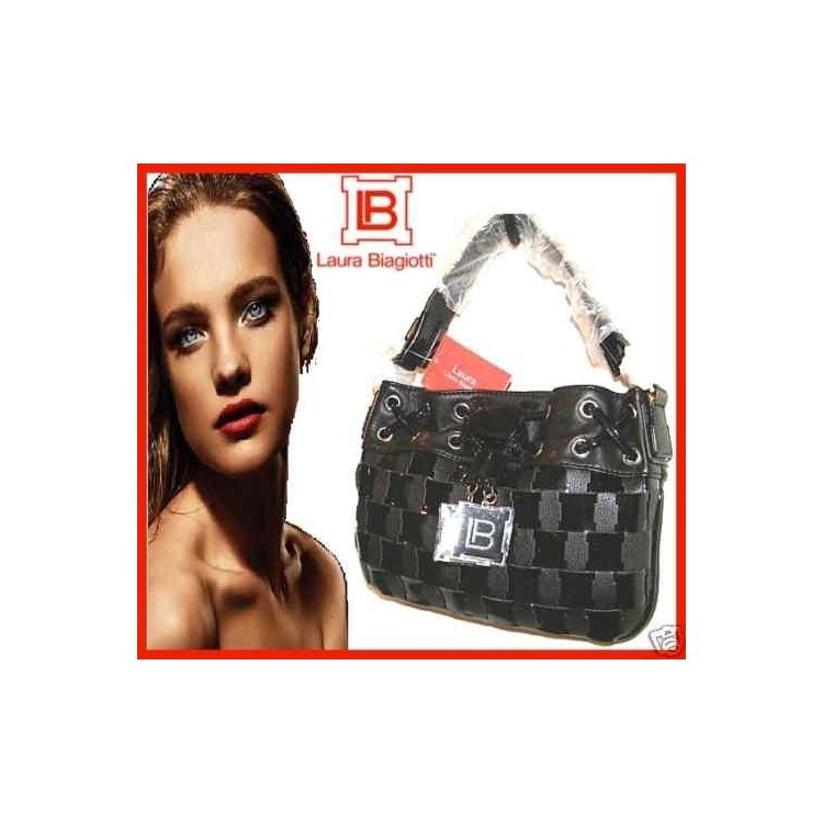 NSA|LAURA BIAGIOTTI BORSA NERA ELEGANTE DA SERA e CERIMONIA