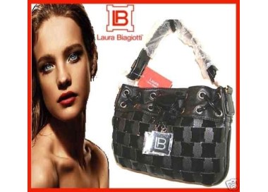 NSA|LAURA BIAGIOTTI BORSA NERA ELEGANTE DA SERA e CERIMONIA