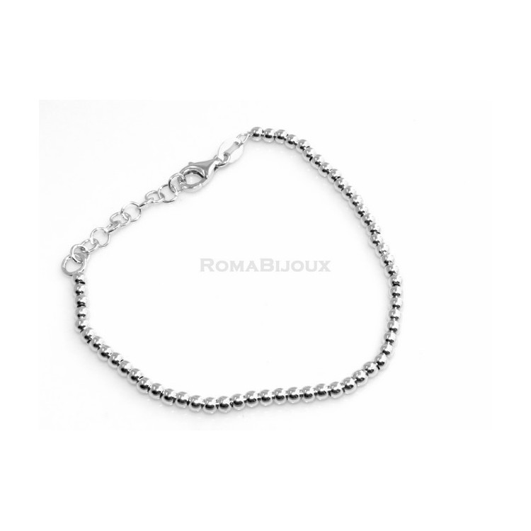NSA|ARGENTO 925 : Collana e Bracciale palline 