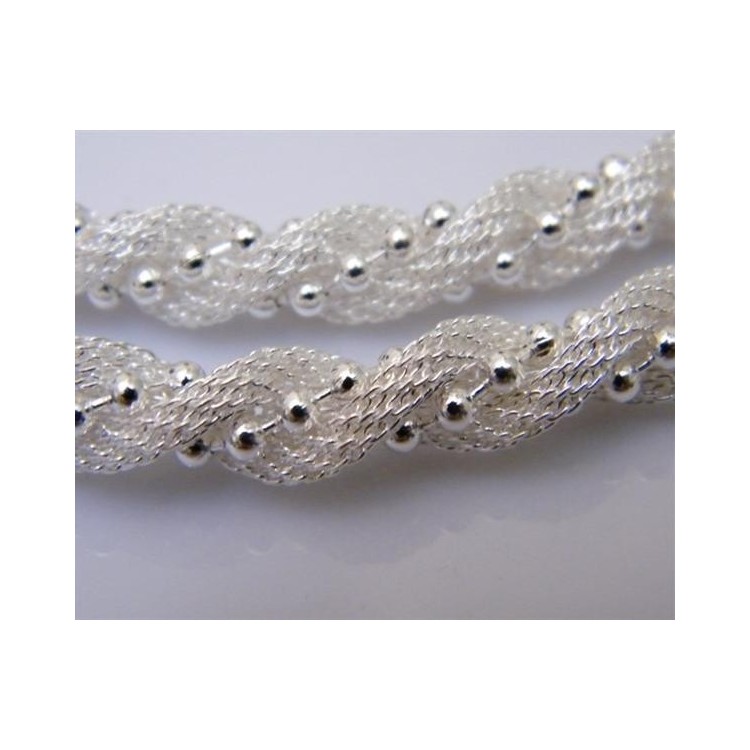 NSA|tteria : Demi Parure Argento Collana Bracciale Luminoso