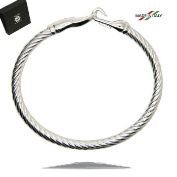NSA|NALBORI Cable bracelet with rigid cable with 18cm hook