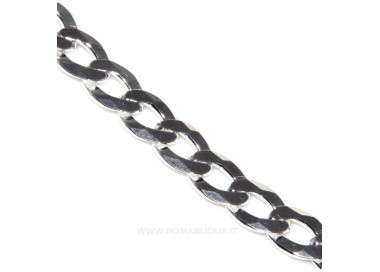 NonSoloArgenti|ARGENTO 925 : Bracciale o COLLANA  11 mm grumetta chiara