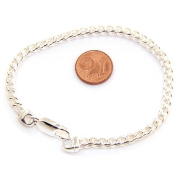 NSA|bracciale massiccio argento 925, made in italy
