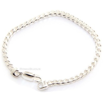 NSA|bracciale massiccio argento 925, made in italy