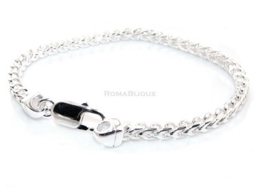 NSA|bracciale massiccio argento 925, made in italy