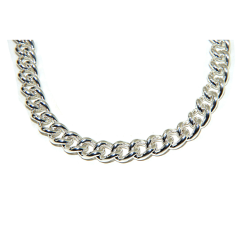 NSA|NALBORI 925 silver necklace or bracelet 12.5 mm large curb