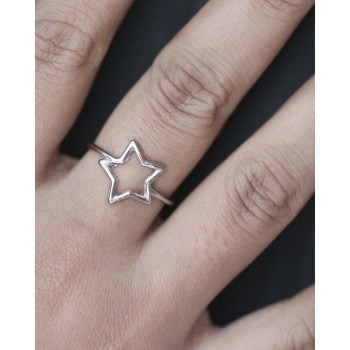 NSA|NALBORI Ring Silver 925 open adjustable star