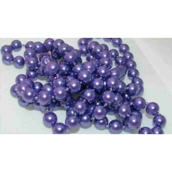 NSA|collana false perle viola madreperlato lunga 120 cm doppio giro o nodo