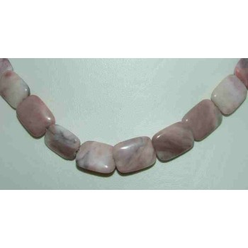NSA|Woman rhodonite necklace with natural stones, brick choker