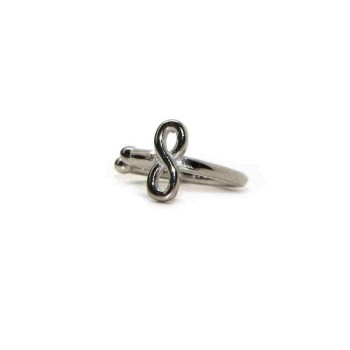 NSA|925 silver tragus with infinite single earring bow
