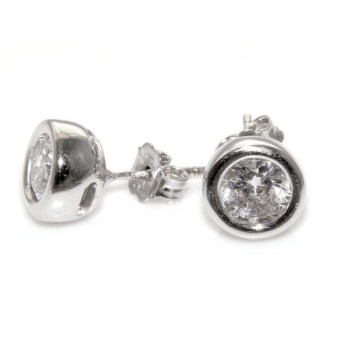 NSA|925 silver earrings massive onion 7mm man woman
