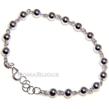 NSA|Argento 925 : ball bracelet