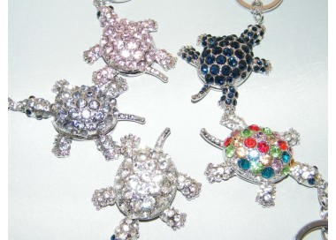 NSA|keychain jewel turtle amulet strass woman