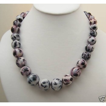 NSA|women's large spotted pearl necklace choker