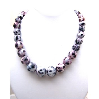 NSA|women's large spotted pearl necklace choker