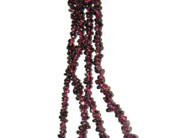NSA|Semiprecious stones necklace Filo Chips GARNET 88 cm Without the closure