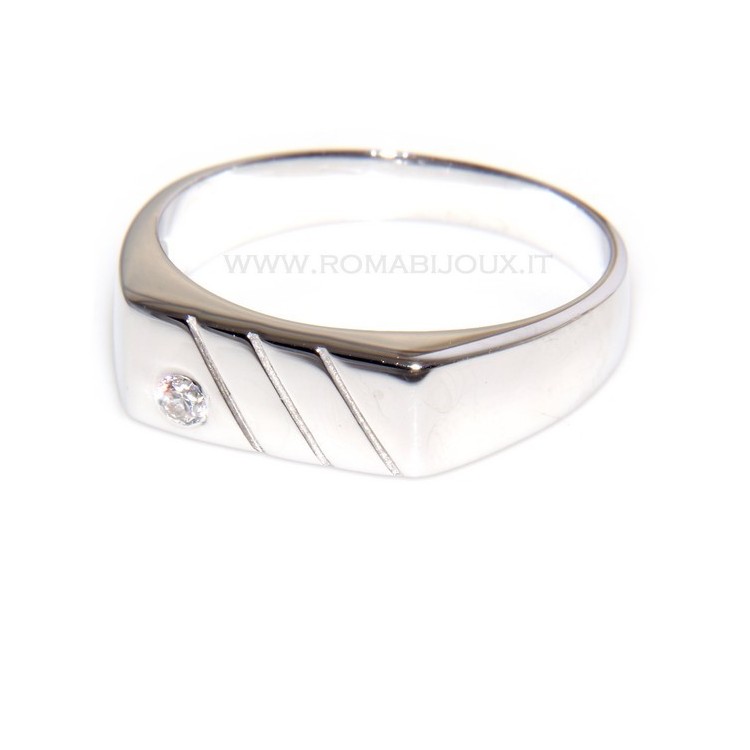 NSA|silver : shield ring for man