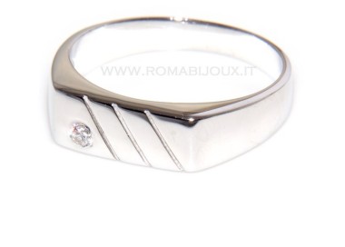 NSA|silver : shield ring for man