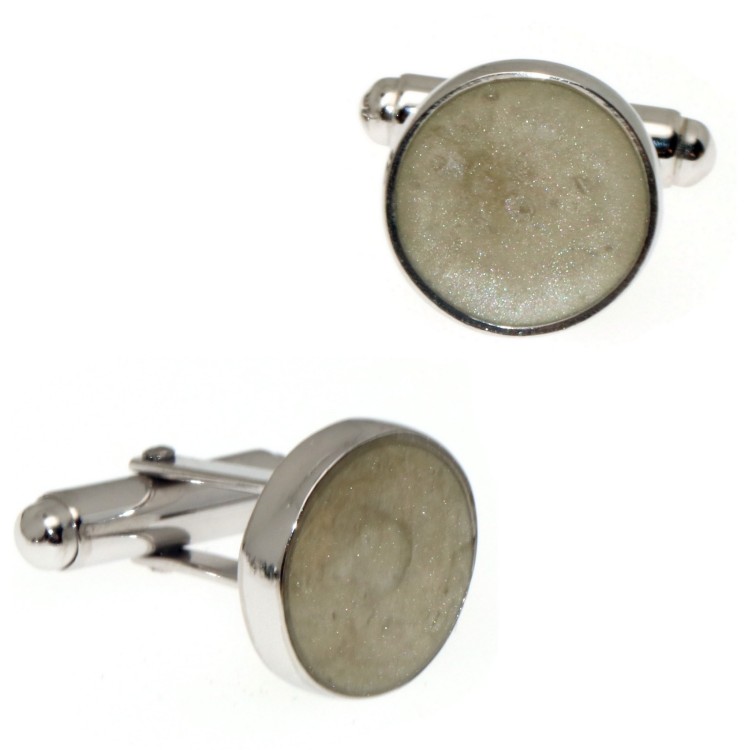 NSA|925 silver cufflinks with round enamel button in various colors for men's shirt NonsoloArgenti