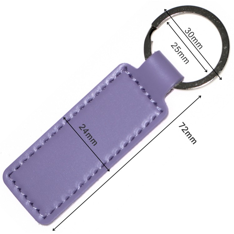 NSA|Key ring for men and women in vegan polyurethane leather with personalized engraving