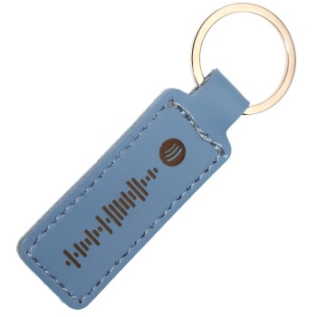 NSA|Key ring for men and women in vegan polyurethane leather with personalized engraving
