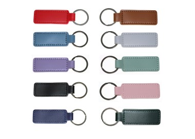 NSA|Key ring for men and women in vegan polyurethane leather with personalized engraving